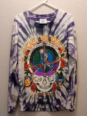 🌈 Online Ceramics x Grateful Dead Tie-Dye Long-Sleeve – Limited Run – Size Sm